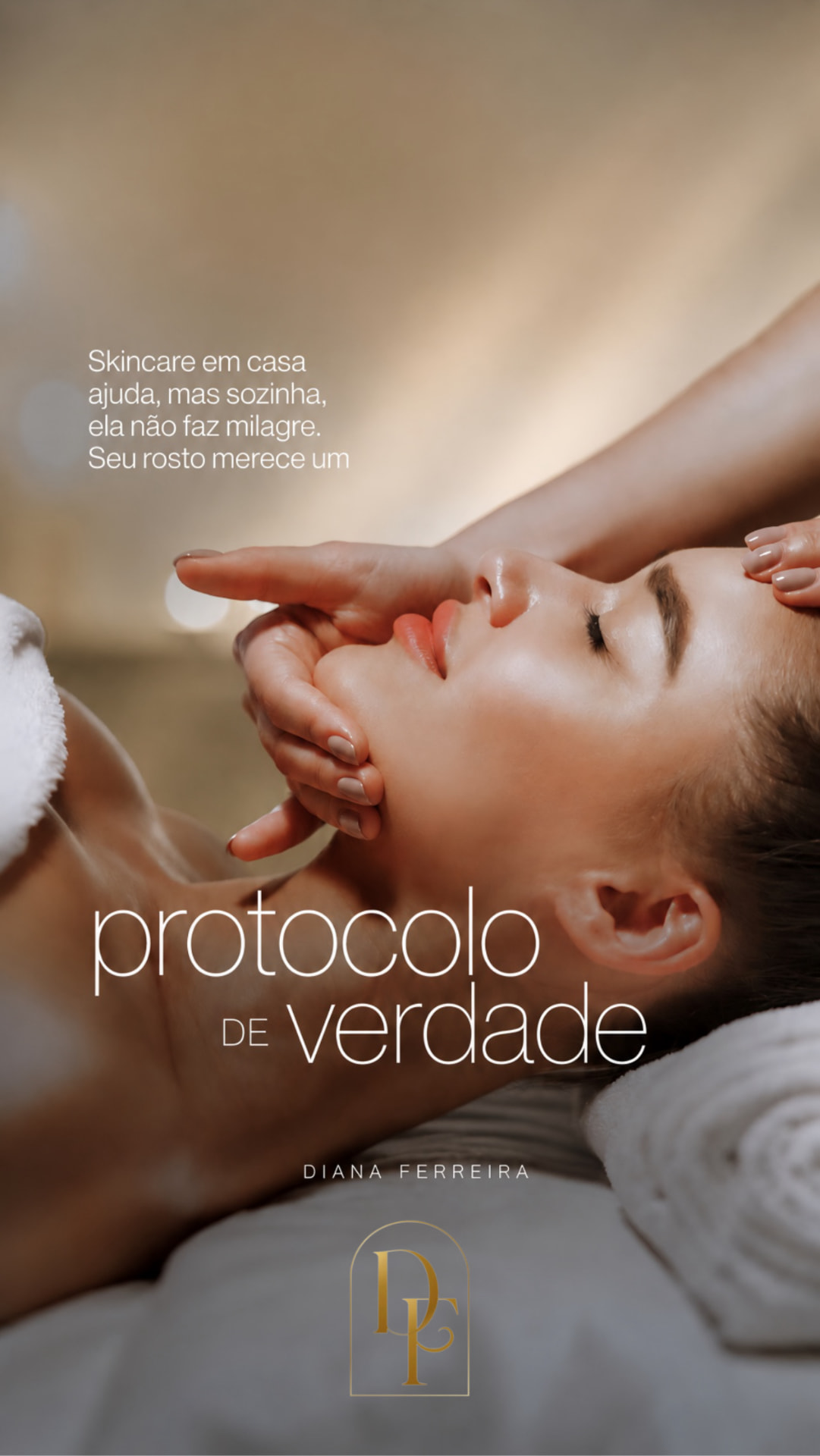 Protocolo de tratamento profissional no centro de estética Diana Ferreira